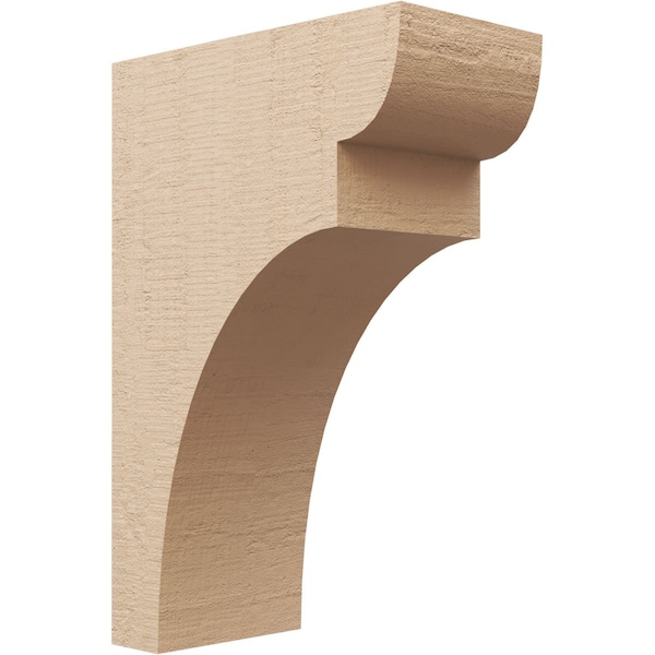 Ekena Millwork 7"W x 14"D x 21"H Classic Yorktown Rough Cedar Woodgrain TimberThane Corbel, Primed Tan CORUR07X14X21YORRCPR - main
